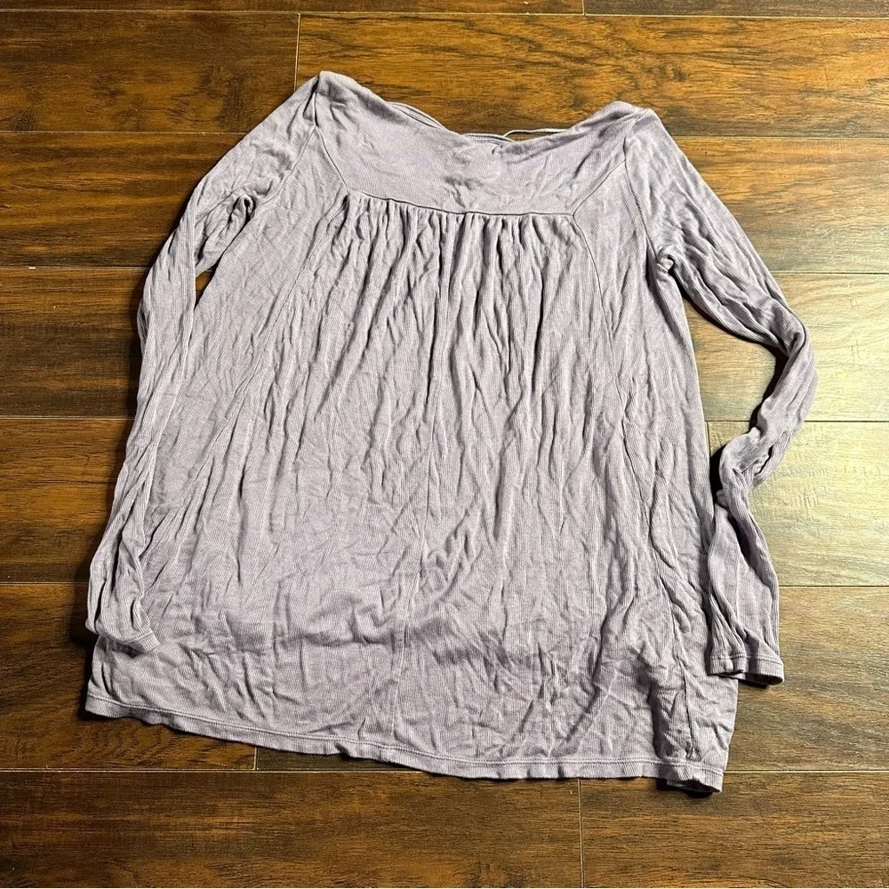 Free People Purple Love Valley Top